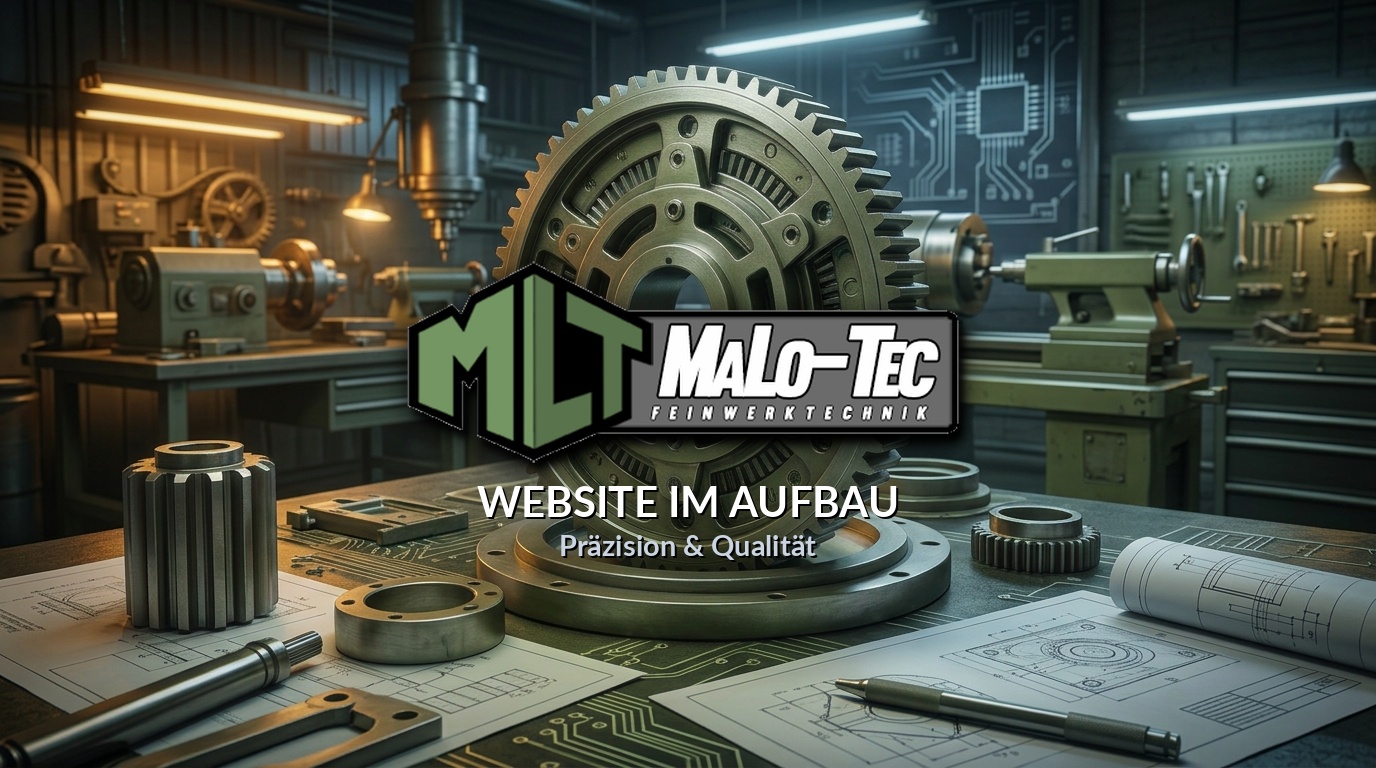 MaLo-Tec Feinwerktechnik – Website im Aufbau
